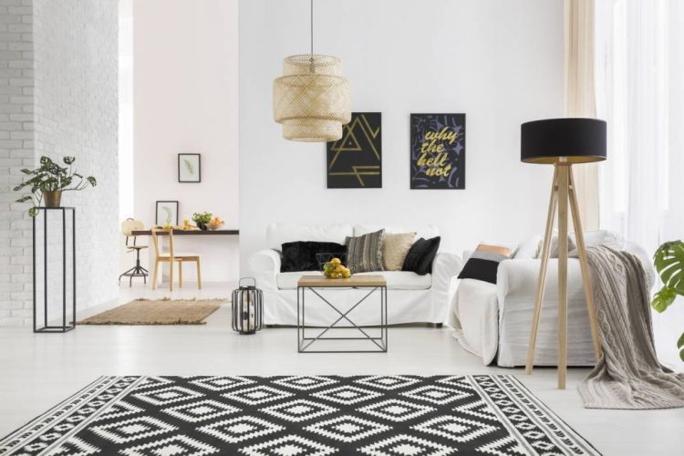 tapis berbère, décoration minimaliste